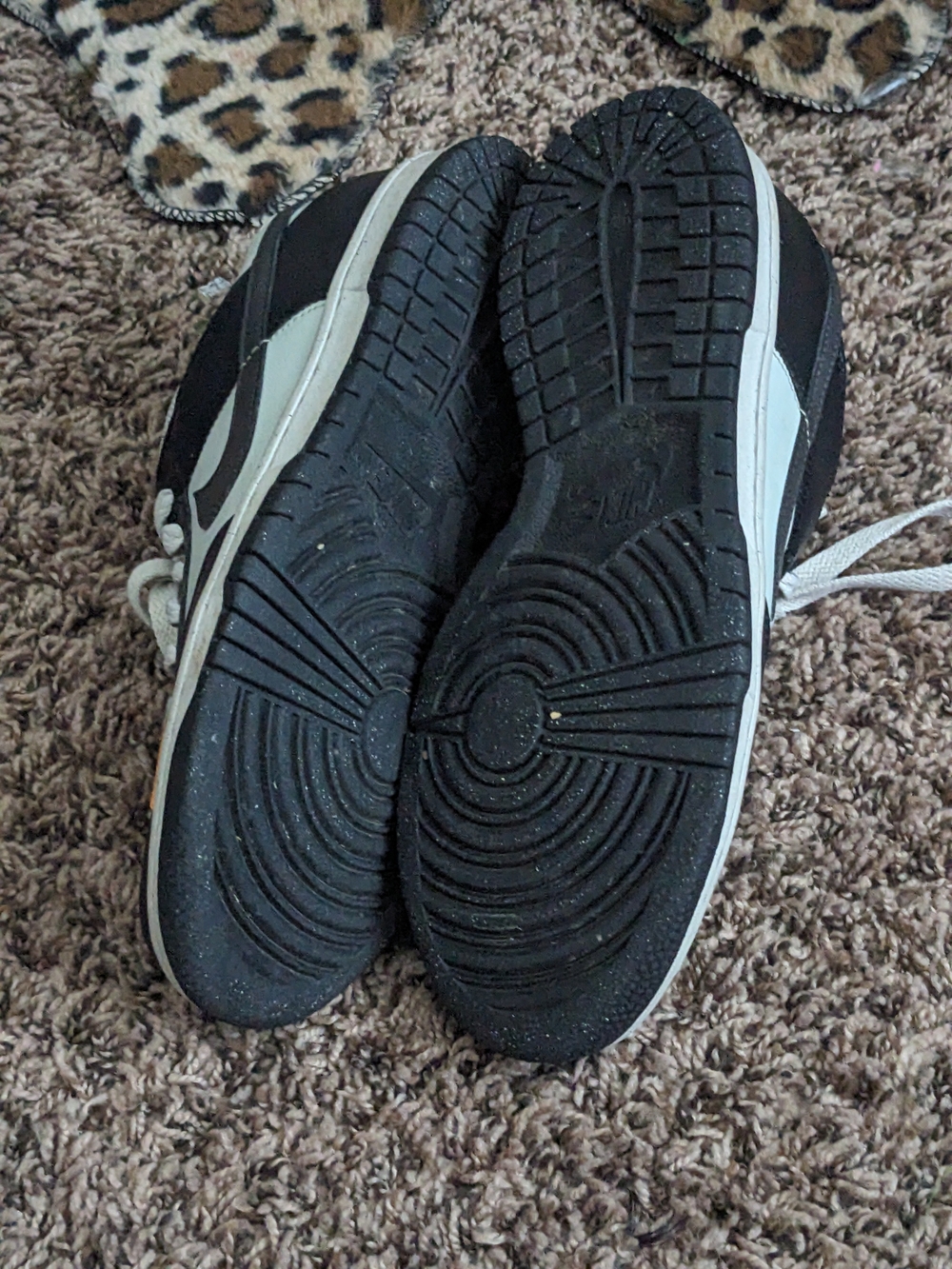 Nike Black and White Low-Top Sneakers